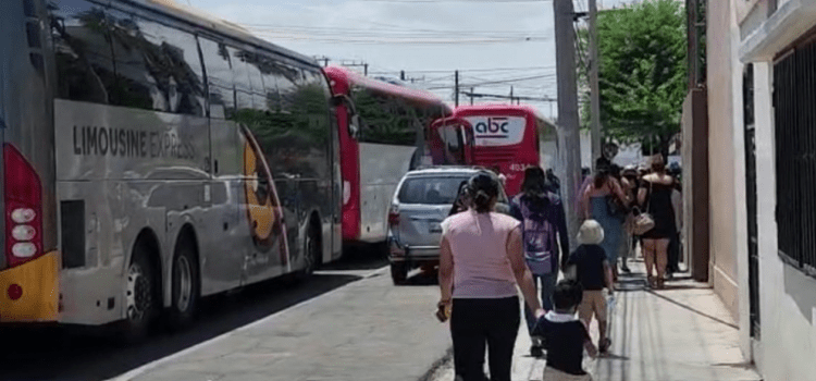 Los acarrean hasta Mexicali para votar por Araceli Brown