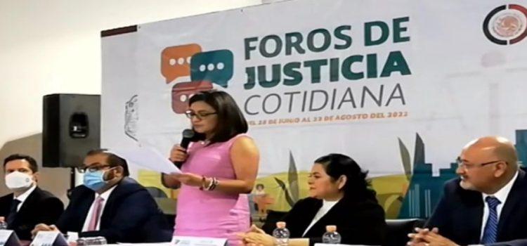 Realizan primer foro de Justicia Cotidiana