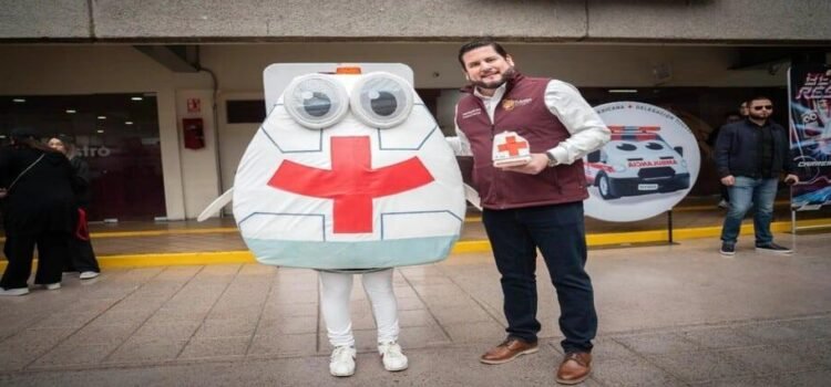 Ismael Burgueño encabeza el banderazo de arranque del Boteo Masivo Cruz Roja 2025