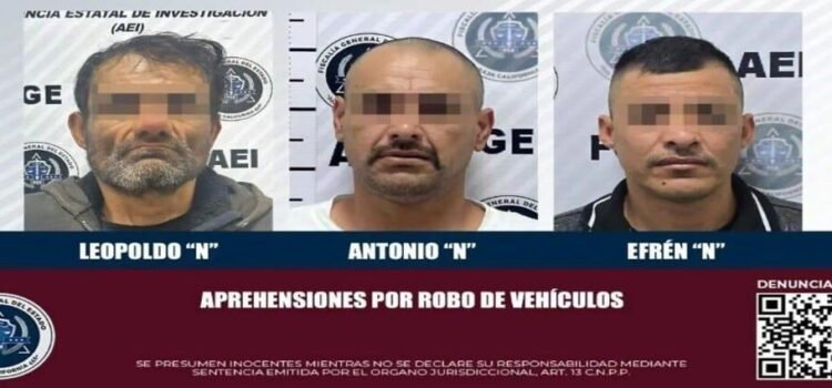Captura Fiscalía a tres prófugos de la justicia en Tijuana