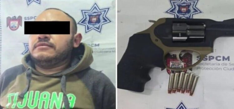 Policía fuera de servicio es detenido por portar arma no oficial en Tijuana