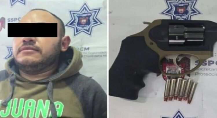 Policía fuera de servicio es detenido por portar arma no oficial en Tijuana