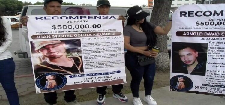 Colectivos de Mexicali llegan a Tijuana para emprender búsqueda de desaparecidos