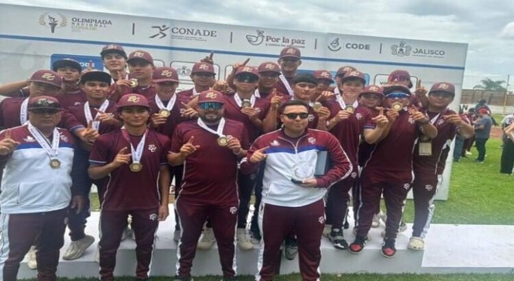Baja California se lleva oro en el Beisbol en el Nacional CONADE