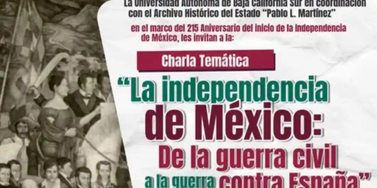 Anuncian charla temática sobre la Independencia de México