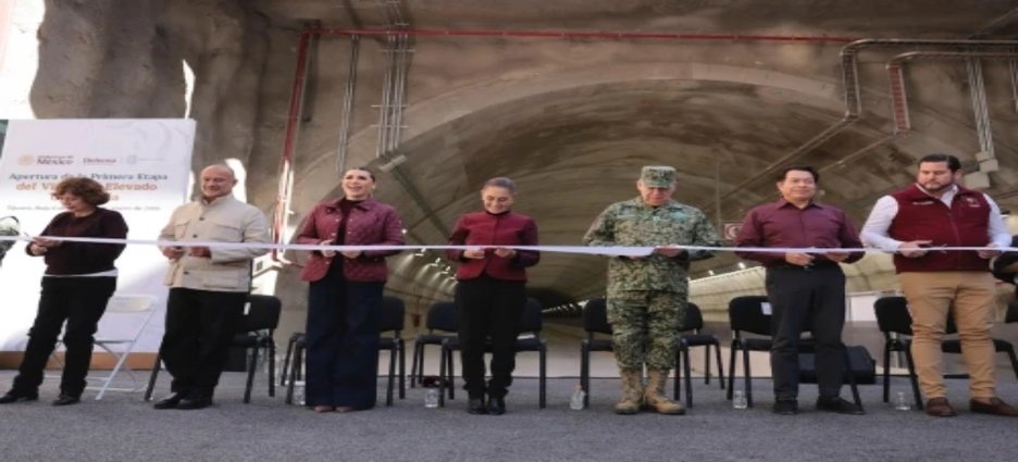 Sheinbaum inaugura viaducto elevado en Tijuana; vecinos denuncian daño a sus casas