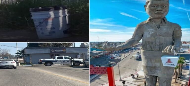 Encuentran manta y cabeza humana en estatua de Cocinero Chino; pero había vigilancia