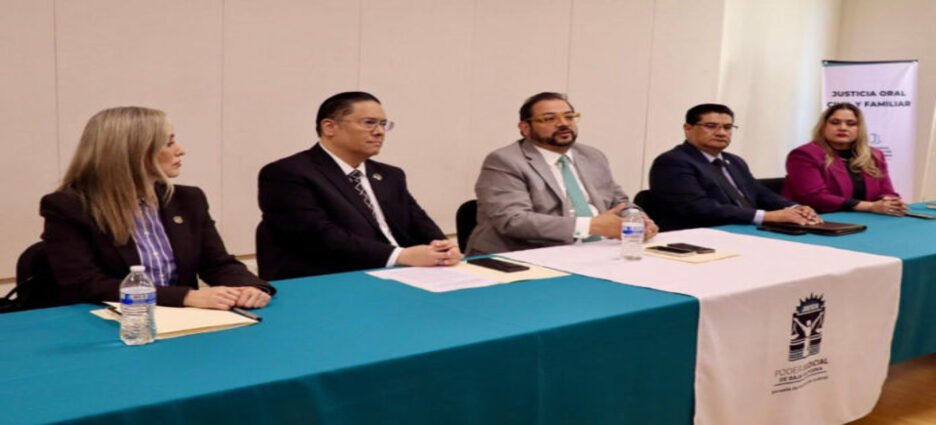 Poder Judicial de Baja California promueve próxima implementación de justicia oral civil y familiar
