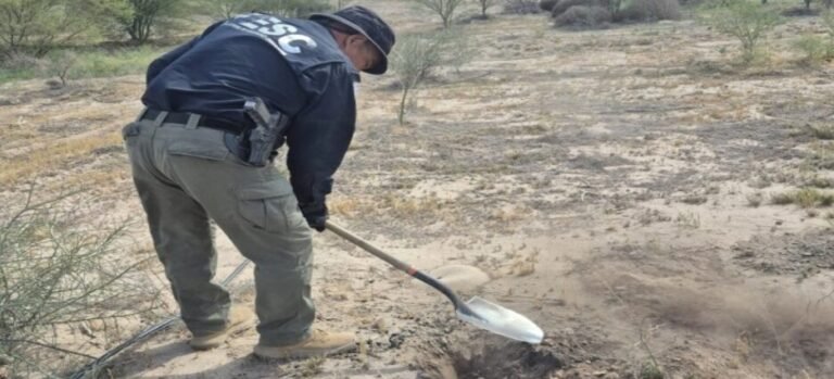 Recuperan 30 cuerpos en fosas clandestinas del ejido Miguel Alemán, Mexicali