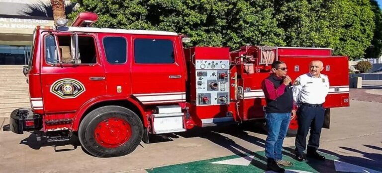 Cuerpo de Bomberos de Mexicali recibe unidad forestal en donación